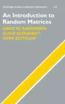 An Introduction to Random Matrices cover