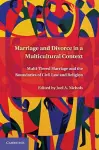 Marriage and Divorce in a Multi-Cultural Context cover