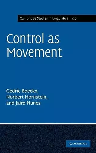 Control as Movement cover