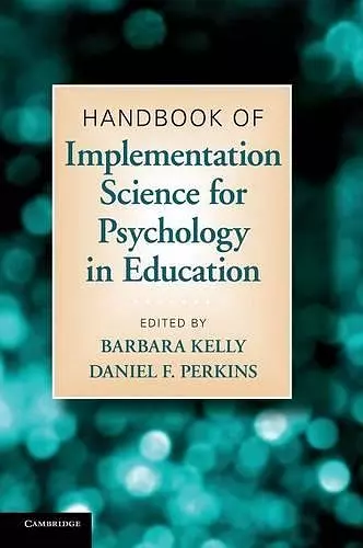 Handbook of Implementation Science for Psychology in Education cover