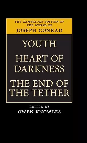 Youth, Heart of Darkness, The End of the Tether cover