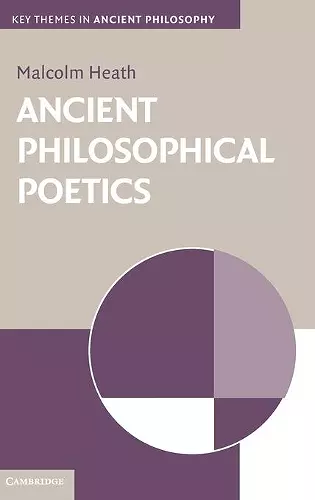 Ancient Philosophical Poetics cover