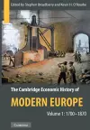 The Cambridge Economic History of Modern Europe 2 Volume Hardback Set cover