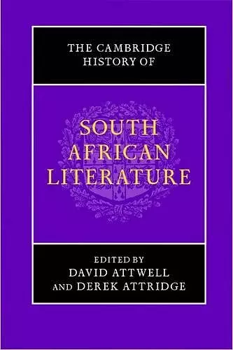 The Cambridge History of South African Literature cover