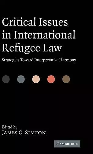 Critical Issues in International Refugee Law cover