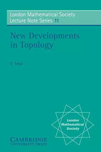 New Developments in Topology cover