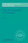 New Developments in Topology cover