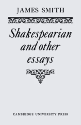 Shakespearian and Other Essays cover