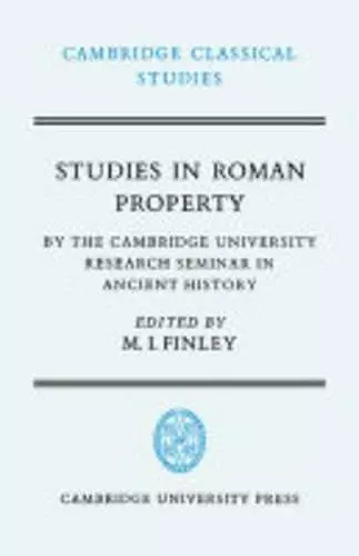 Studies in Roman Property cover