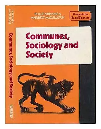 Communes, Sociology and Society cover