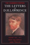 The Letters of D. H. Lawrence: Volume 1, September 1901–May 1913 cover