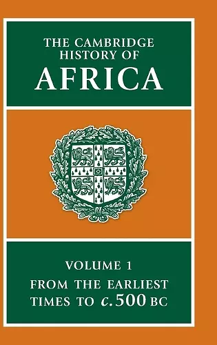 The Cambridge History of Africa cover