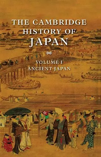 The Cambridge History of Japan cover