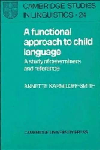 A Functional Approach to Child Language cover