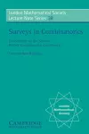 Surveys in Combinatorics cover