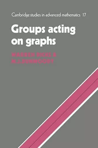 Groups Acting on Graphs cover