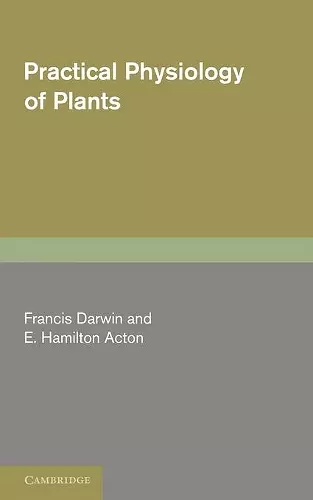 Practical Physiology of Plants cover