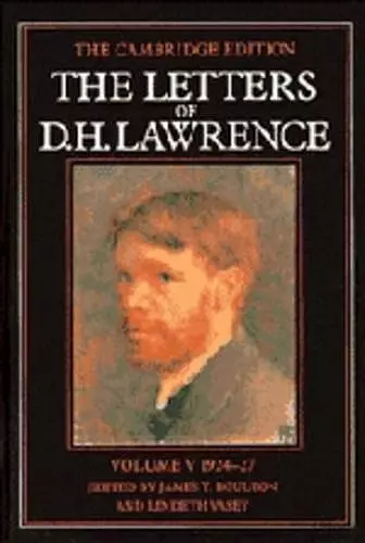 The Letters of D. H. Lawrence: Volume 5, March 1924–March 1927 cover