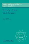 Graphs, Codes and Designs cover