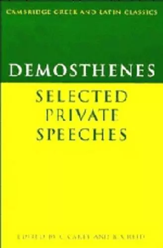 Demosthenes: Selected Private Speeches cover