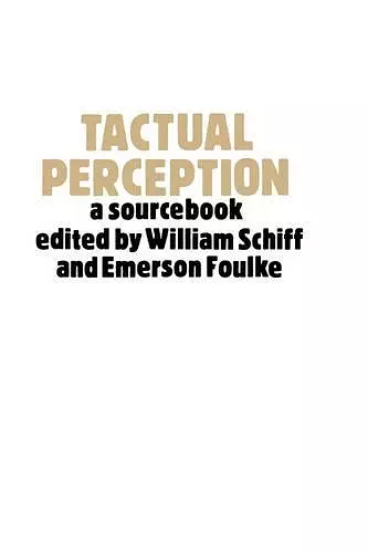 Tactual Perception cover