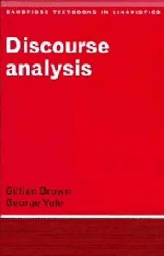 Discourse Analysis cover