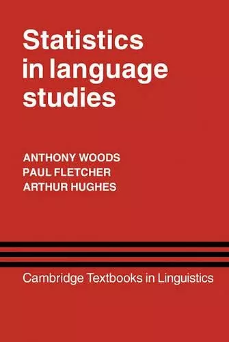Statistics in Language Studies cover