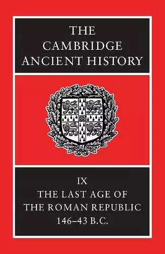 The Cambridge Ancient History cover