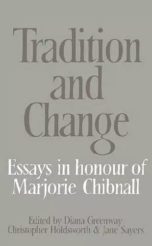 Tradition and Change cover