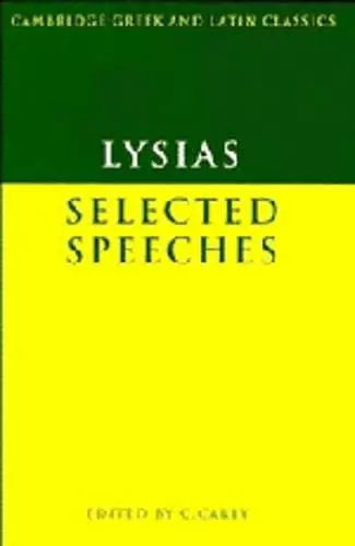 Lysias: Selected Speeches cover