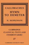 Callimachus: Hymn to Demeter cover