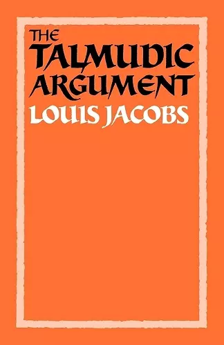 The Talmudic Argument cover