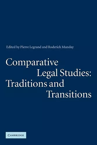 Comparative Legal Studies: Traditions and Transitions cover