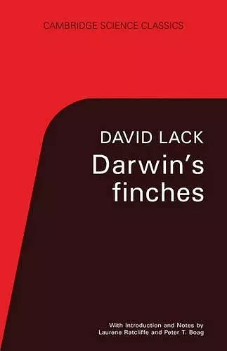 Darwin's Finches cover