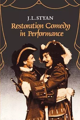 Restoration Comedy in Performance cover