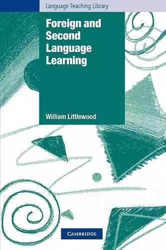 Foreign and Second Language Learning cover