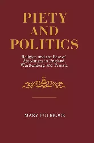 Piety and Politics cover