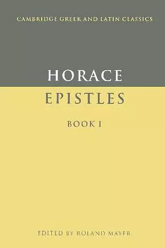 Epistles Book I cover