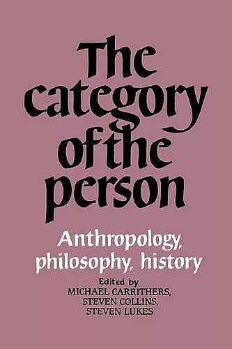 The Category of the Person cover
