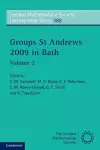 Groups St Andrews 2009 in Bath: Volume 2 cover