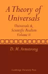 A Theory of Universals: Volume 2 cover