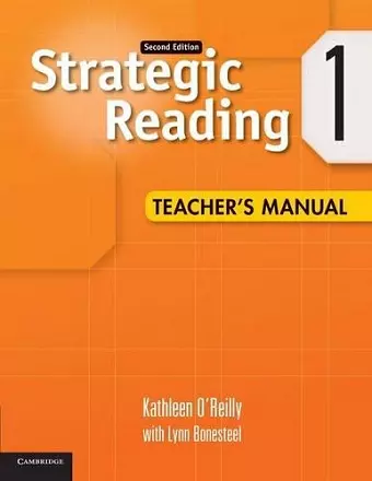 Strategic Reading Level 1 Teacher's Manual cover