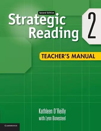 Strategic Reading Level 2 Teacher's Manual cover