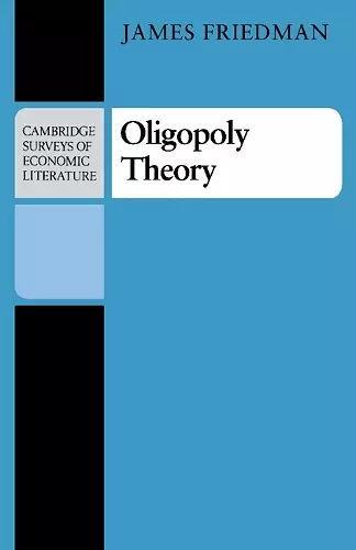 Oligopoly Theory cover