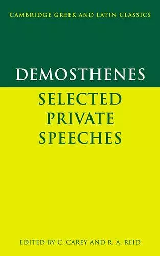 Demosthenes: Selected Private Speeches cover