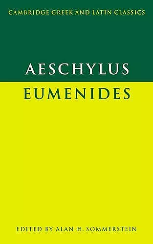 Aeschylus: Eumenides cover