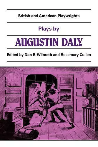 Plays by Augustin Daly cover