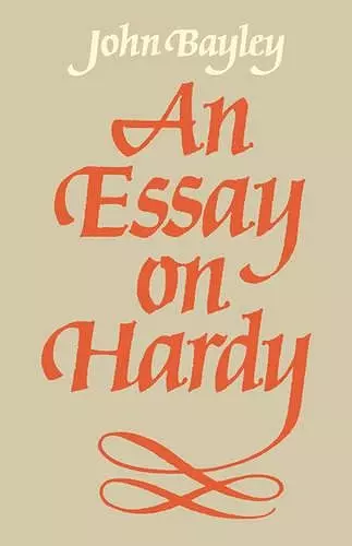 An Essay on Hardy cover
