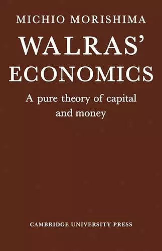 Walras' Economics cover