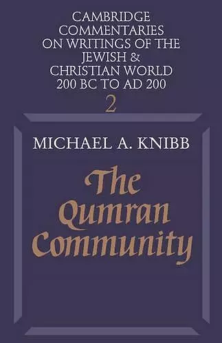 The Qumran Community cover